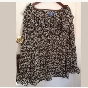 URBAN OUTFITTERS 1991 vintage boho festival top